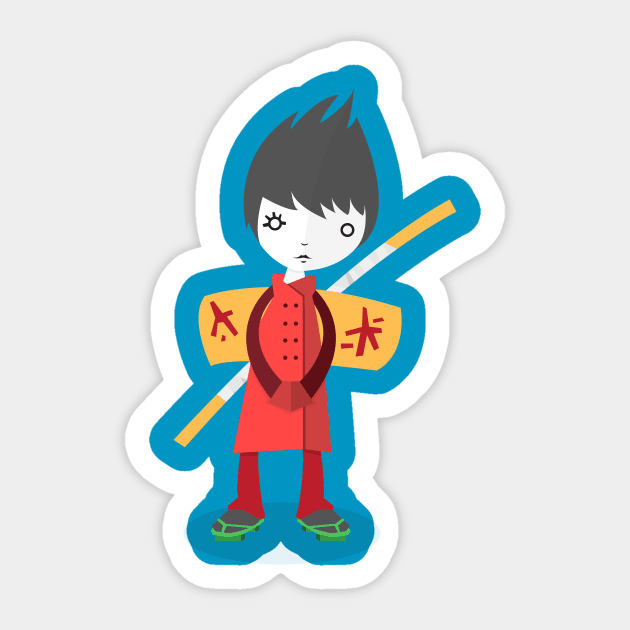 Little Ninja Sticker by volkandalyan